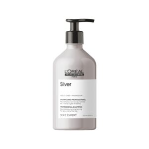 Loreal Professionnel Paris Serie Expert Silver Çok Açık Sarı, Gri ve Beyaz Saçlar için Renk Dengeleyici Mor Şampuan 500 ml